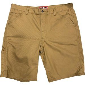 Big Mac Authentic Workwear Tan Brown Carpenter Utility Work Shorts Size 38